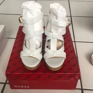 White GUESS Platforms